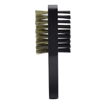 Classical Wooden Handle Men′s Beard Brush Double-Sided Facial Brush Shaving Brush Tool